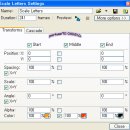[Effect 효과] Scale Letters - 이펙트 창 설정방법 이미지