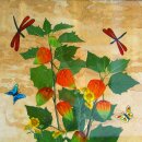 꽃누르미 압화 이미지