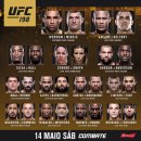 UFC198 대진표 이미지