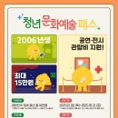 2006년생 &#39;청년 문화예술패스&#39; 발급받으세요…최대 15만 원 지원 이미지