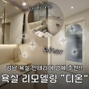 디온인테리어 | 강남 아파트욕실인테리어 비용 디온 선택한 이유와 하루 시공 후기 : 욕실 인테리어 업체 추천