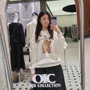 더현대 서울 오아이오아이 매장 고민시 여자 맨투맨, 드파운드 봄 가디건 코디
