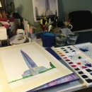 수채화 입문 이미지