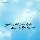꿈을 그리는 캘리그라피 이미지