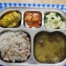 6월 8일 점식 (수수밥, 쇠고기무국, 치즈계란말이, 치커리사과무침, 배추김치)) 이미지