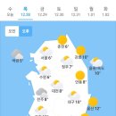 오늘의 날씨🌞☔️☃️, 2023년 12월 27일 목요일 이미지