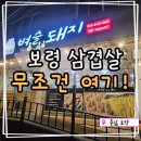 주공로 | [충남 보령 고기집] 볏짚 훈연 삼겹살의 풍미 : 명천동 맛집 : 벼슬돼지 솔직후기