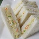 감자 달걀 샐러드 샌드위치 만들기 모닝빵 감자샐러드빵 계란 으깬감자 요리 이미지