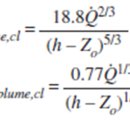 플럼온도 유속계산식 이미지