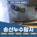 송산 누수탐지 주택 천장 물떨어짐 수리 전문업체