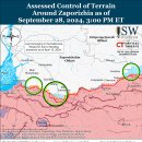 러시아 공세 캠페인 평가, 2024년 9월 28일(우크라이나 전황 이미지