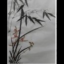 김선일한국화화실 석계작 문인화 난초와 대나무 01 이미지