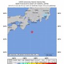 일본 혼슈 남부해상 규모 6.5 강진 , 필리핀 북부 규모 6.0 강진발생 이미지