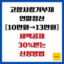 산청군농협생비량지점 | 고향사랑기부제 연말정산: [10만원→13만원] 세액공제 30% 받는 신청 방법