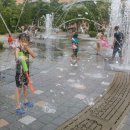 된밭공원 바닥분수 이미지