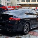 C43 AMG 쿠페 타입 스포일러 (블랙유광/카본수전사 2타입) 이미지