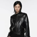 와일드라이더스 | 락케이크 Belted Leather Jacket - Black 시크한 락시크 무드의 정점