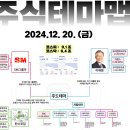 2024년 12월 20일 내일 주식 단타 종목(시가기준 1~3%) 이미지