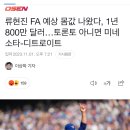 MLB) 류현진 FA 예상 몸값 나왔다, 1년800만 달러...토론토 아니면 미네소타-디트로이트 이미지