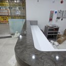 동원골프존 | 부산 인조대리석 빛나는 돌 (김해 삼계동 골프존 연습장 카운터 인조대리석)