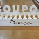 선반형 쿠폰함 12칸 숫자각인 Holic's- Coffee 원목 쿠폰함 쿠폰꽂이 명함함 명함꽂이 메모함 메모꽂이 정리함 쿠폰보관함 쿠폰박스 공간박스 나무깎는집 이미지