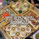 부산 광안리 맛집 씨푸드 코스전문 독도꽃새우 회 맛집 광안대교집