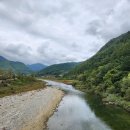 아우라지 출렁다리 | 정선 아리랑의 기원, 아우라지 강물