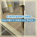 광희동 공중화장실 | 뜯겨진문틀복원수리방법 반려견훼손흔적필름시공 원상복구