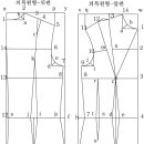 성인여성복 패턴원형그리기(20대 55사이즈) 이미지