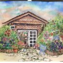 길거리 풍경스케치 이미지