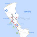 [여행정보]필리핀 보라카이 인기 호텔 및 주요관광지 지도 이미지