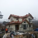 20130417-작업22일차 내부 마감몰딩 ~ 외벽스타코마감, 지붕 기와 작업중 이미지