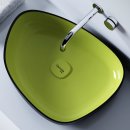 [5가지 칼라의 세면기] Countertop Washbasin Metamorfosi by Olympia comes in 5 colors and 5 shapes 이미지