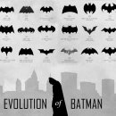 코믹스 및 영화속 배트맨 역대 로고 및 아이콘의 변화 이미지