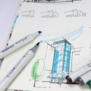 일상을 담은 어반스케치 이미지