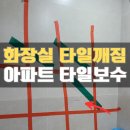 서강2차아파트 | 중랑구 화장실타일깨짐 깨진타일보수 업체방법 아파트욕실 사례