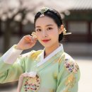 연연두빛 당의와 진분홍 치마의 조화 이미지