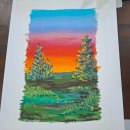 부드러운 색감, 오일 파스텔 이미지