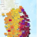 4월 22일 토요일 미세먼지 예보.gif (황사) 이미지