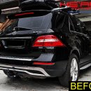 ML350 맞아? W166 ML63 스타일 뒷태 완성 이미지