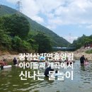 놀이터 | 옥천 장령산자연휴양림 아이랑 계곡 물놀이 놀이터 후기