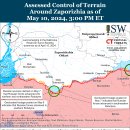 러시아 공격 캠페인 평가, 2024년 5월 10일(우크라이나 전황 이미지