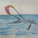 힐링 수채화 이미지