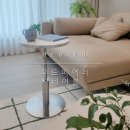 라니 미장 | 우드띠어리 실버엣지 미드센추리 소파테이블로 사용가능한 원형사이드테이블 내돈내산 후기