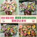안산 꽃집 추천 로망꽃 상록수본오본점 꽃바구니 후기