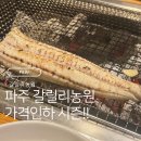 (주)갈릴리농원 | 확 줄어든 파주 갈릴리농원의 웨이팅 장어1kg 가격 변동