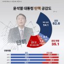 윤석열 대통령 탄핵 여론조사 이미지