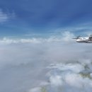 FS2004, 제주 (RKPC) 가는 하늘길. KOVA ATR 42-500 이미지