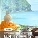 아뽀밍고 | 성산 일출봉 오션뷰 카페 애플망고빙수 맛집 아뽀밍고 재방문후기