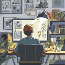 태블릿 드로잉 이미지